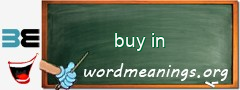 WordMeaning blackboard for buy in